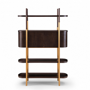 LIBRERO DE MADERA WALMUT