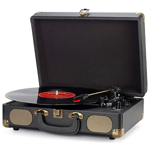 Tocadisco Retro Negro