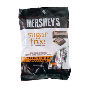 Hersheys Sugar Free Caramel Filled Chocolate de 85 Gr