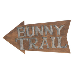 Adorno De Madera Flecha Bunny Trail