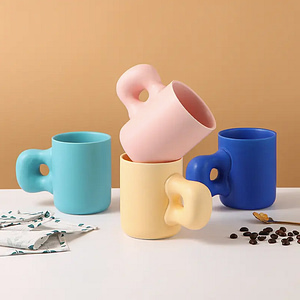 Taza De Cerámica Con Asa de Donuts
