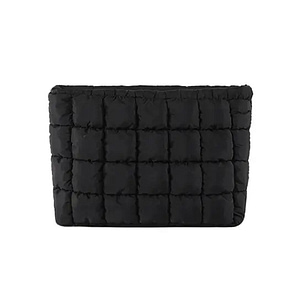 Puffy Makeup Pouch Black