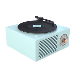 Bocina Vintage Tocadisco Blue