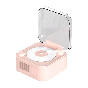 Bocina Retro Rosa
