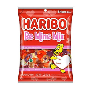 Gummies Haribo Sweet Be Mine Mix 4 oz