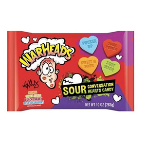 Warheads Sour Conversation Hearts