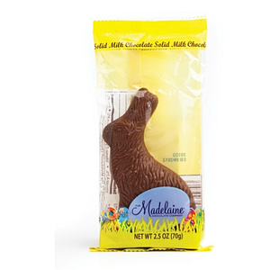Chocolate Madelaine Sitting Rabbit