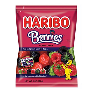 Gummies Haribo Berries 4 oz