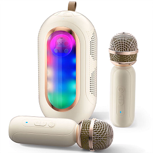 Bocina Karaoke Beige