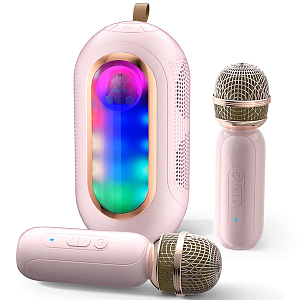 Bocina Karaoke Pink