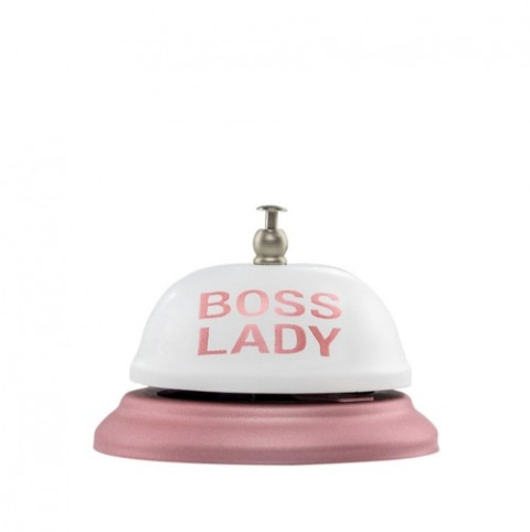 Campanilla de escritorio "Boss Lady"