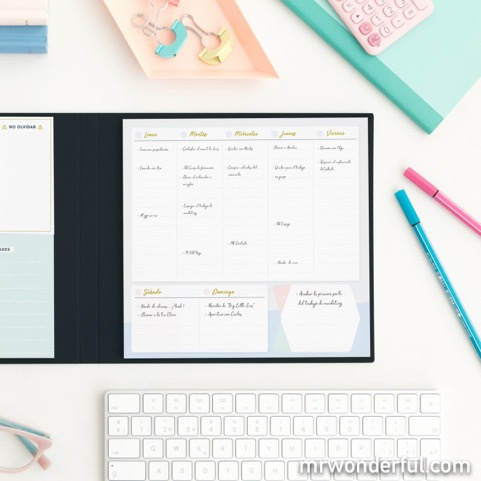 Organizador Semanal Con Extras Tu Lo Harás Posible - Imagen 4