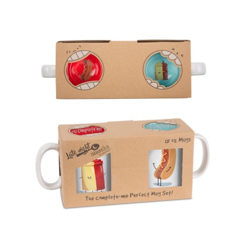 Tazas Hot Dog Mustard and Ketchup - Imagen 2