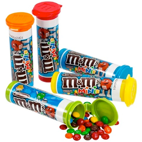 M & M Minis Tubes de 1.08 Oz