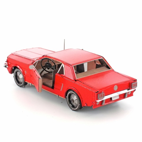 Figura Armable 1965 Ford Mustang Rojo - Imagen 3