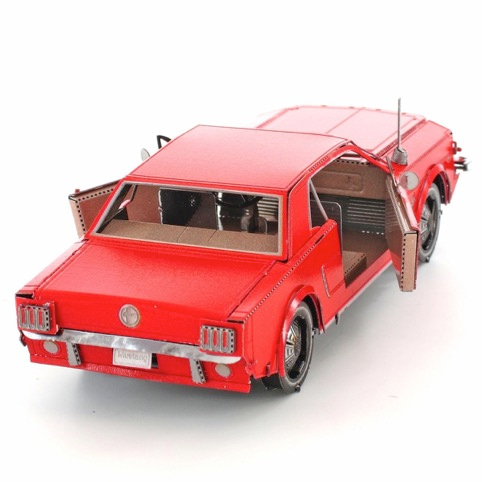 Figura Armable 1965 Ford Mustang Rojo - Imagen 2