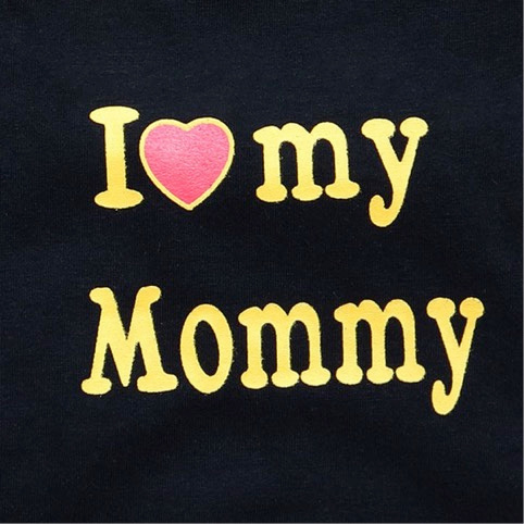 Ropa para Perro "I Love My Mommy" Color Negro Talla Large - Imagen 3