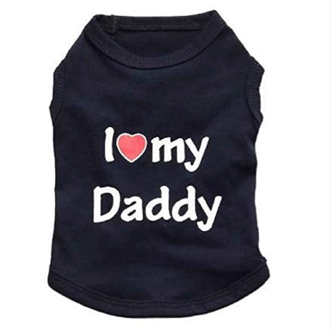 Ropa para Perro "I Love My Daddy" Talla XLarge