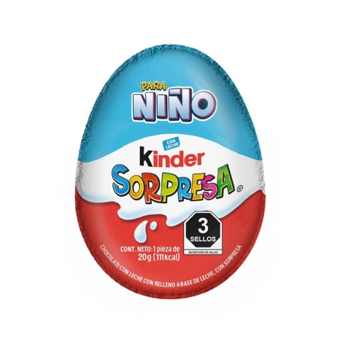 Huevo Kinder Sorpresa Niño