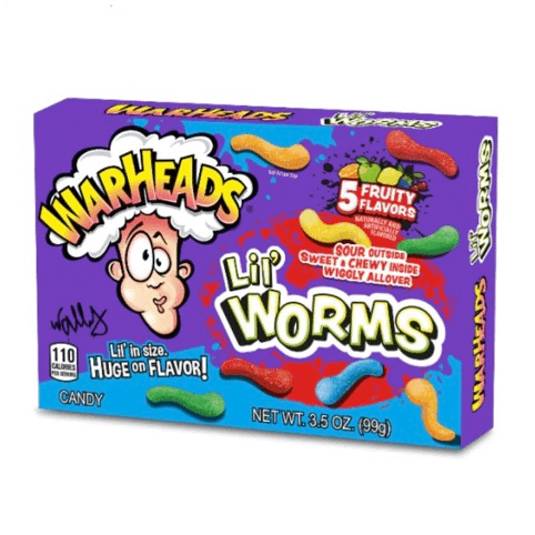 Warheads Lil Worms Theater Box