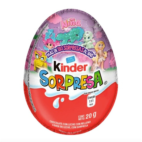 Huevo Kinder Sorpresa Niña