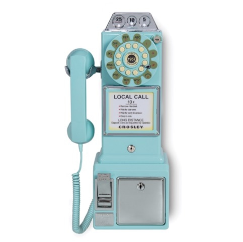 Teléfono Clásico de 1950´s Color Aqua Blue