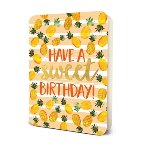 Tarjeta Deluxe Pineapple Sweet Birthday