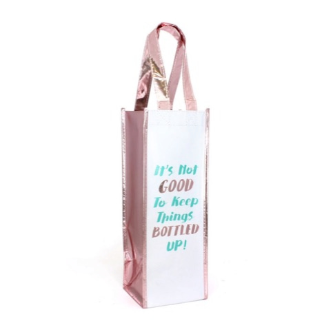 Bolsa para Botella "It´s Not Good To Keep Things Bottled Up"