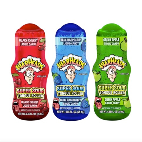 Warheads Super Sour Tongue Rollers