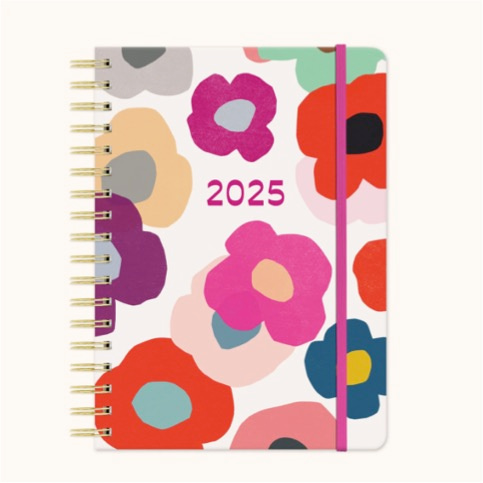 Agenda Semanal 2025 Summer Poppies