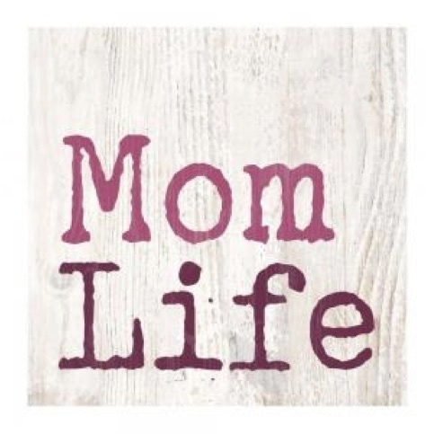 Adorno de Madera Mom Life