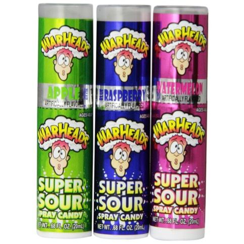 Warheads Super Sour Spray Candy 68 Oz