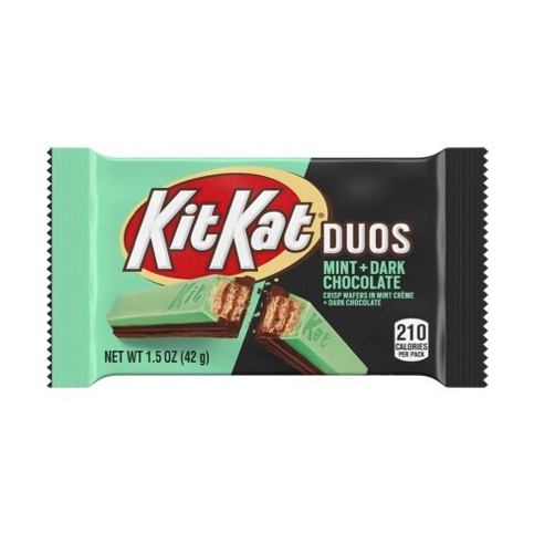 Kit Kat Duo Dark Chocolate Mint Chocolate Bar de 1.5 Oz