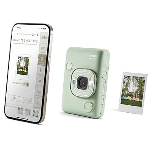 Cámara Fujifilm Instax Mini Lilplay Hybrid Matcha Green - Imagen 3