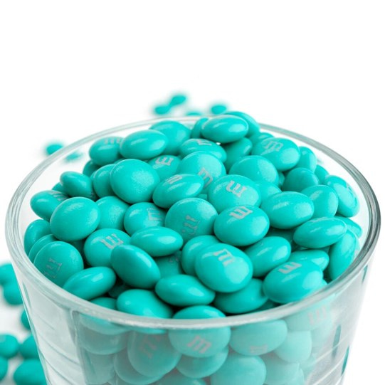 M&M´s  Aqua Green