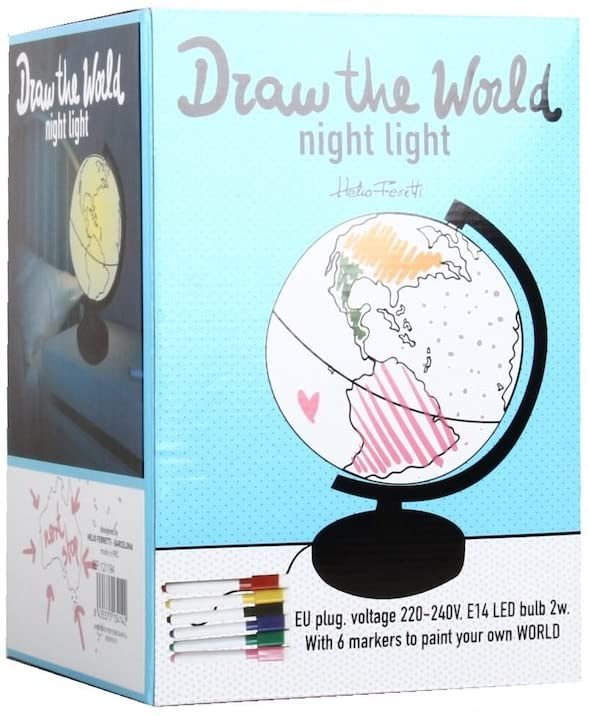 Globo Draw The World - Blanco - Imagen 2