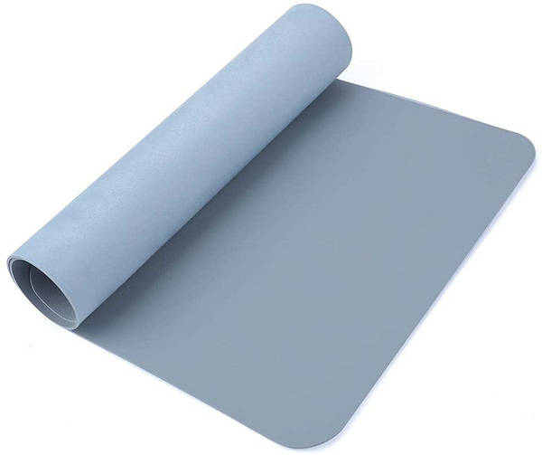 Alfombra de Cuero Para Escritorio Celeste - Imagen 2