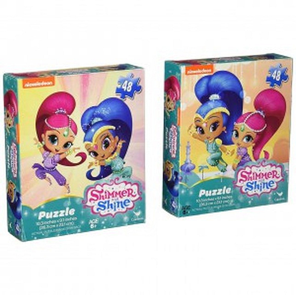 Rompecabeza Doble Shimmer And Shine de 10x9"