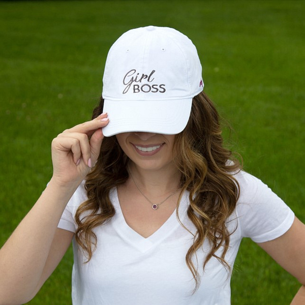 Gorra Girl Boss Color Blanco - Imagen 2