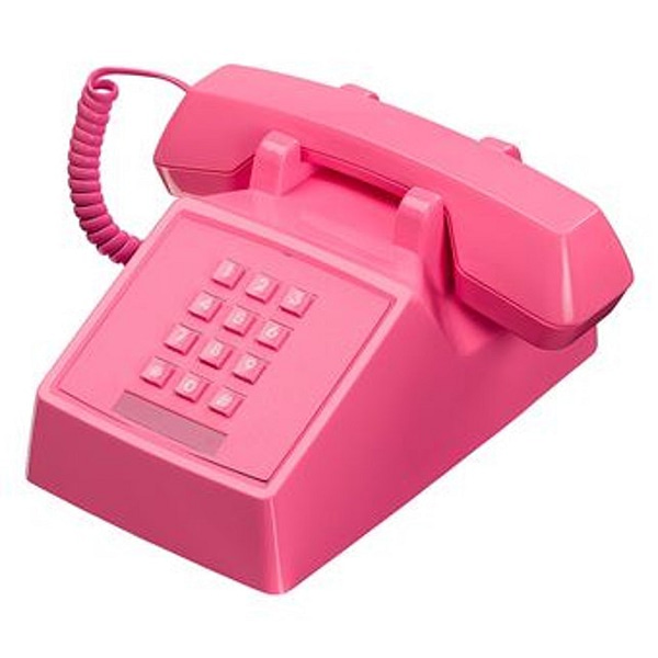 Teléfono Retro 2500 Color Rosado Flamingo