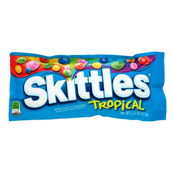 Skittles Tropical Bag de 2.17 Oz