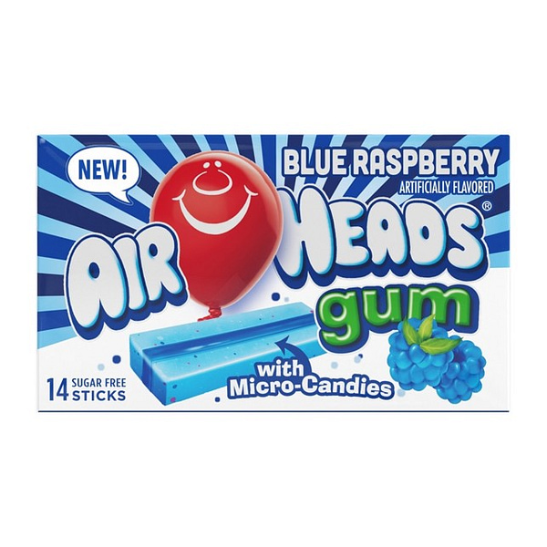 Airheads Gum Wallet Blue Raspberry