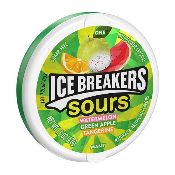 Ice Breakers Fruit Sours de 42 Gr