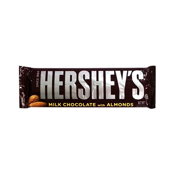 Hersheys Milk Chocolate With Almonds de 1.45 Oz