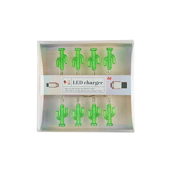 Cargador para IPhone con Luces de Cactus - Imagen 2