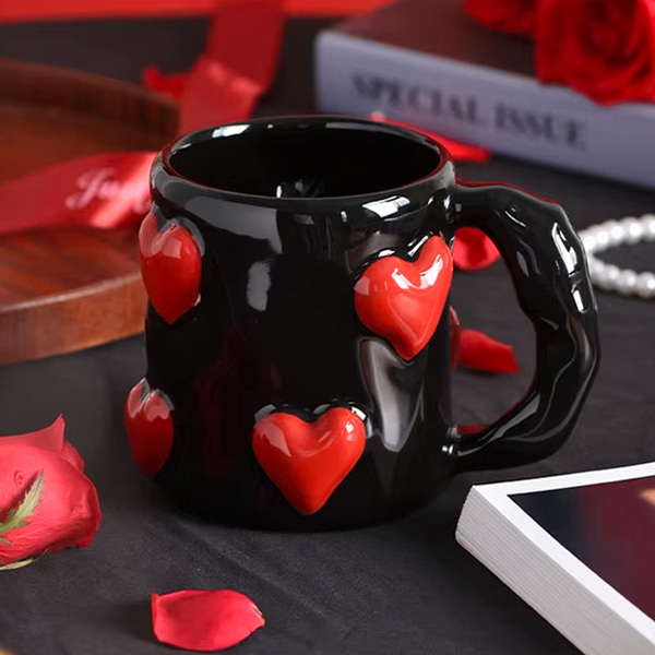 Taza de Cerámica Hearts - Imagen 2