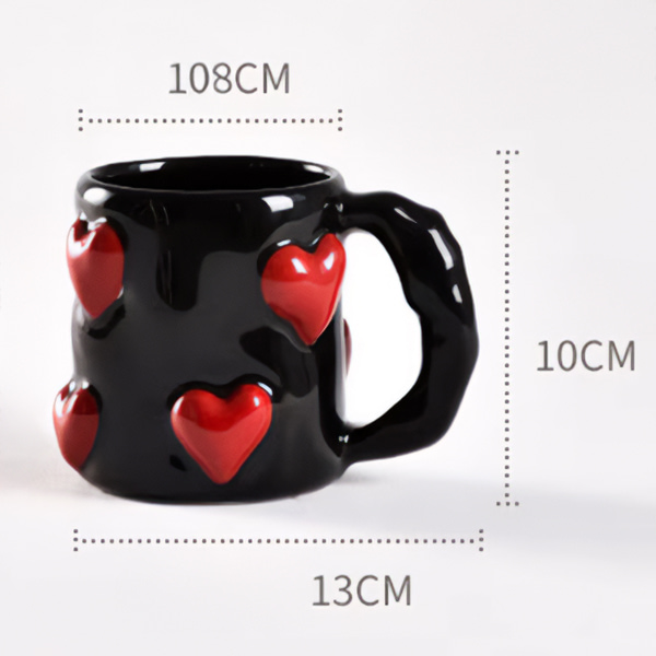 Taza de Cerámica Hearts - Imagen 3