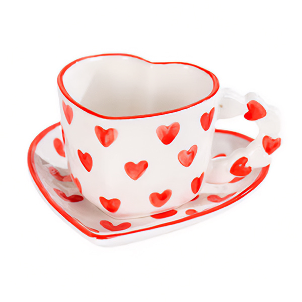 Taza de Cerámica Hearts