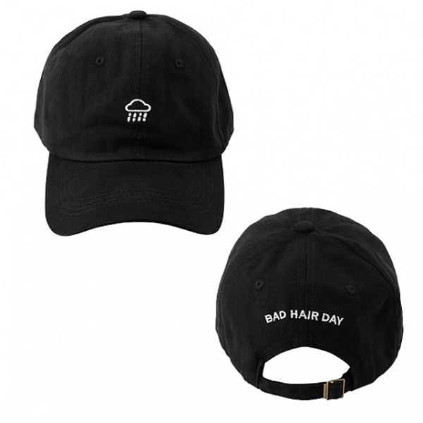 Gorra "Bad Hair Day" Color Negro