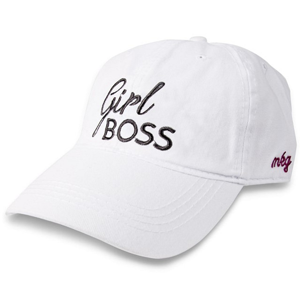 Gorra Girl Boss Color Blanco